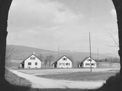 Henry Brandt, Marin-Epagnier, vers 1950, négatif. HB 4.50
