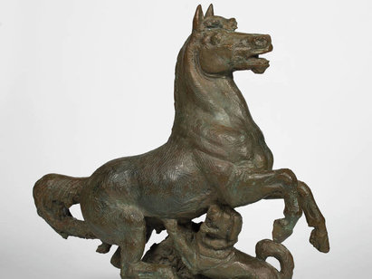 Charles L’Eplattenier (1874-1946), Cheval (projet pour un monument à la gloire du cheval des Franches-Montagnes), sans date. AP 9357