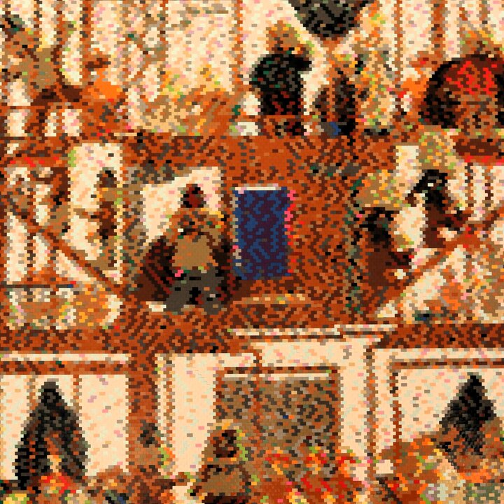 Tableau en Lego