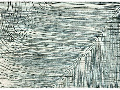 Thomas Müller (*1959), Ohne Titel, 2002. Encre et pastel gras sur papier Arches, 1150 x 1800 mm. ©MahN - AP 6756