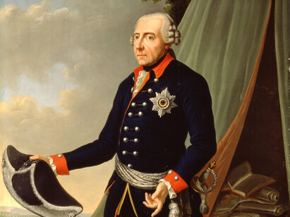 Anonyme, Frédéric le Grand, vers 1780, huile sur toile. H 6102