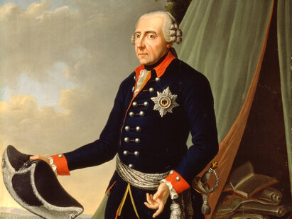 Anonyme, Frédéric le Grand, vers 1780, huile sur toile. H 6102
