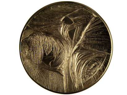 Henry Jacot (1928), La fête, 1989, bronze, frappe libre. CN 2003-2208