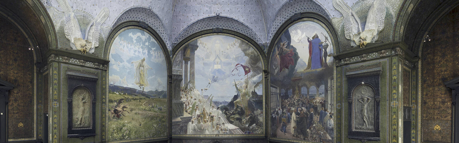 The Museum's staircase. A total work of art