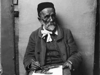 Montbaron et Cie, Albert Anker, vers 1909, photographie. H 2014-257