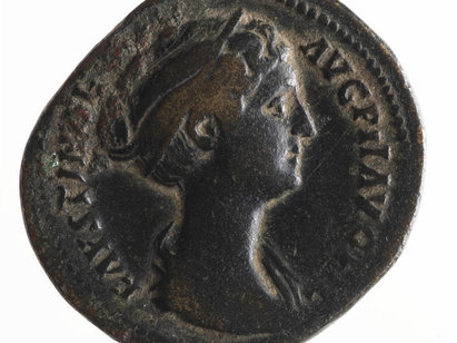 Rome, Empire, Antonin le Pieux pour Faustine II, Rome, Dupondius, 145-161, bronze. CN 1984-31