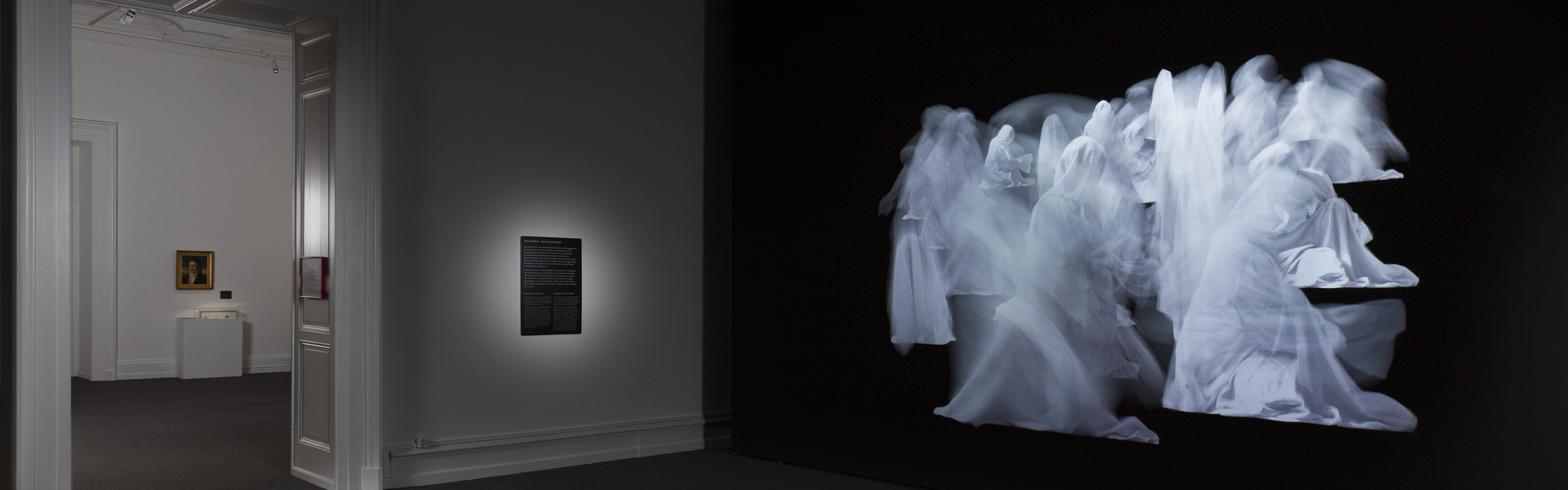Movements. Permanent exhibition. Room view, Mouvement - Non Mouvement.
