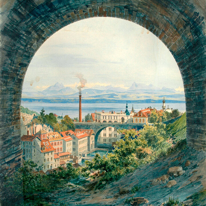 Suchard s'affiche. Visite commentée
