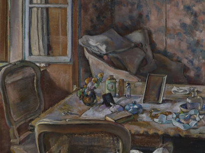 Alfred Blailé (1878-1967), La chaise longue, 1921, pastel. AP 4250