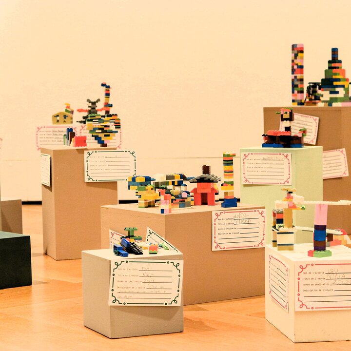 Tableau en Lego