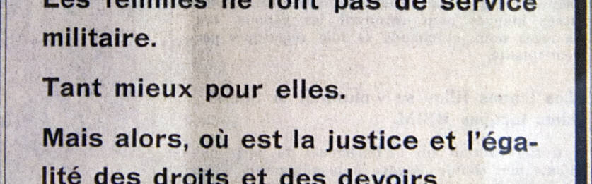 Citoyennes suisses. 40 ans et après?