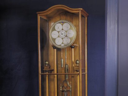 Horloge astronomique, Albert Billeter (1815-1895), La Chaux-de-Fonds, 1840. AA 5004