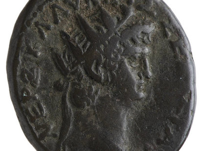 Néron, Alexandrie, Égypte, Tétradrachme, 64-65, billon. CN 7274