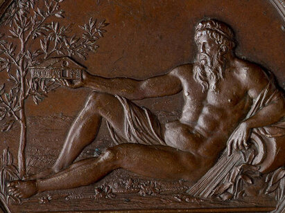 Jean-Pierre Droz (1746-1823) et Jean-Bernard Andrieu (1761-1822), Paix de Tilsit, 1807, Monnaie de Paris, bronze, frappe. CN 2959