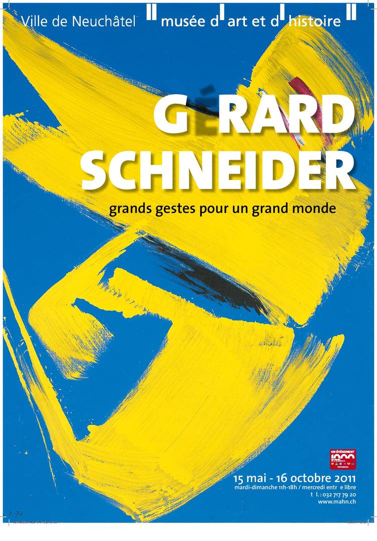 Gérard Schneider. Grands gestes pour un grand monde